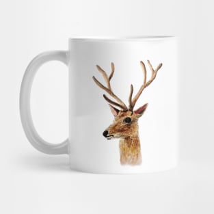 deer painting Mug